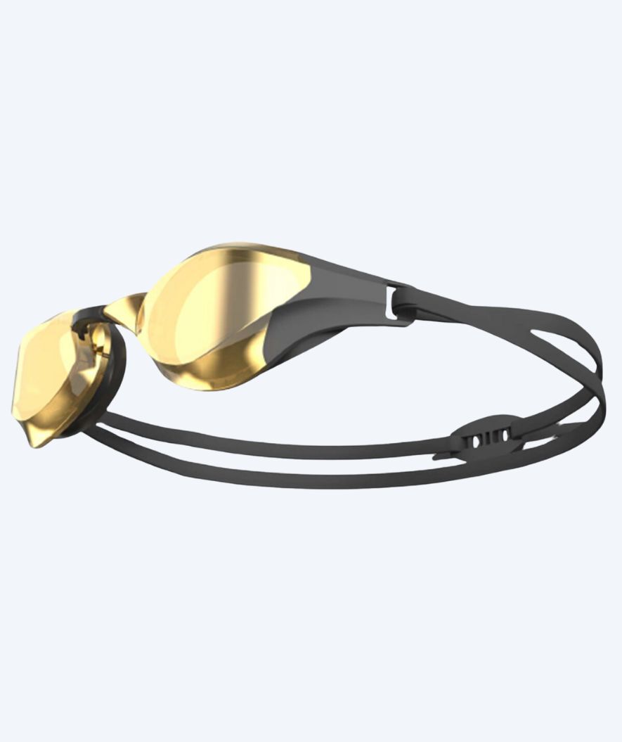 Watery Elite swim goggles - Rattle Pro Mirror - Black/gold