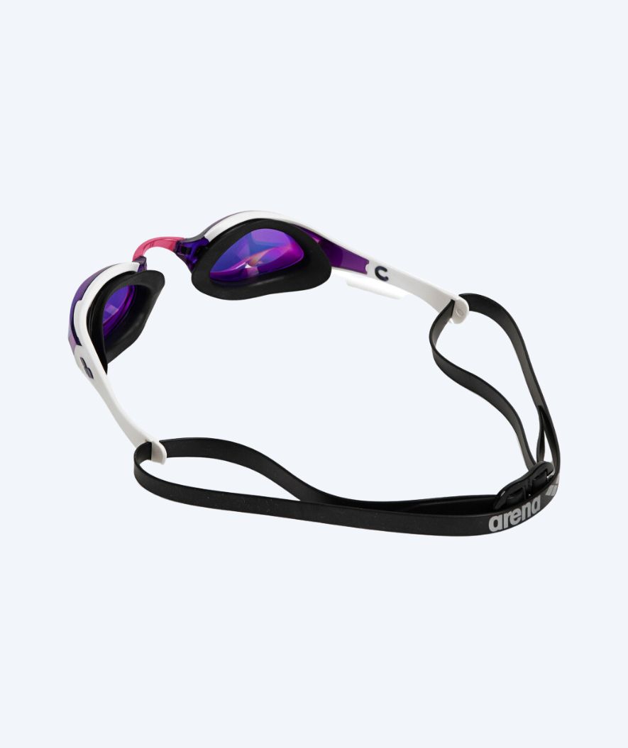 Arena Elite swimming goggles - Cobra Edge SWIPE Mirror - White/purple