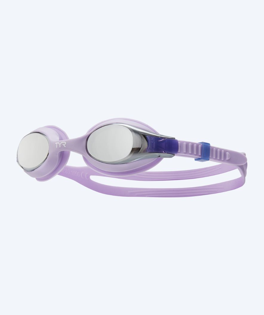 TYR swim goggles for kids - Swimple Mirror - Purple