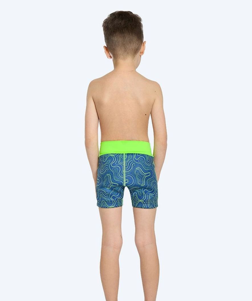 Watery swim nappies for kids - Thetis Youngster - Green/blue