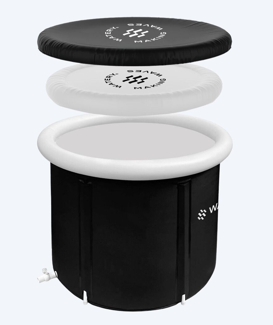 Watery inflatable cold plunge - Hero - Black