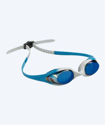 Arena swim goggles for kids (6-12) - Spider - Blue/grey (Mirror lens)