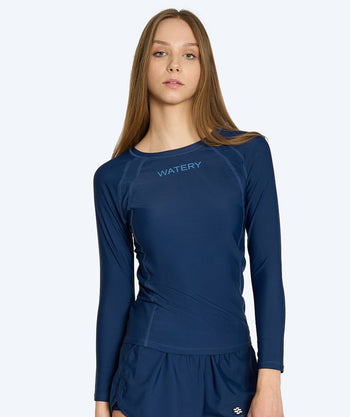 Watery UV-shirt for women - Remington Longsleeve Rashguard - Dark blue