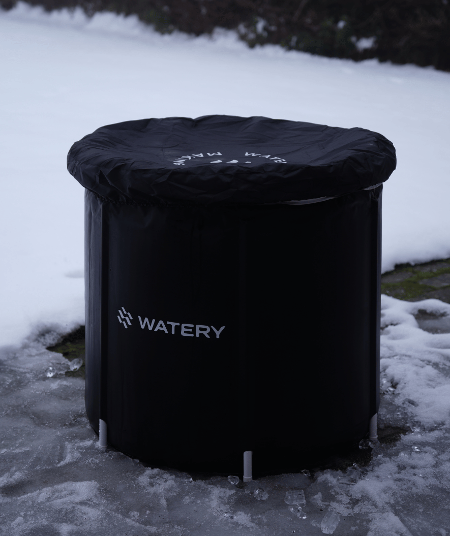 Watery inflatable cold plunge - Hero - Black