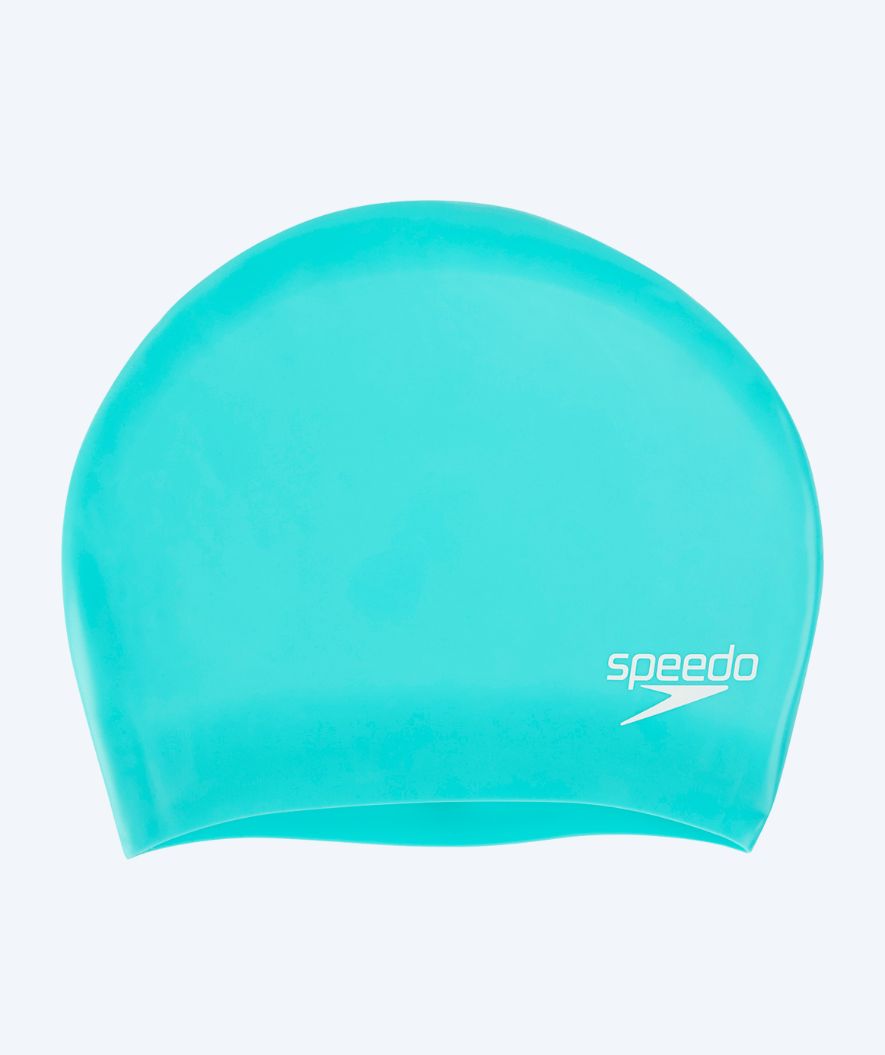 Speedo swimming cap for long hair - Turquoise