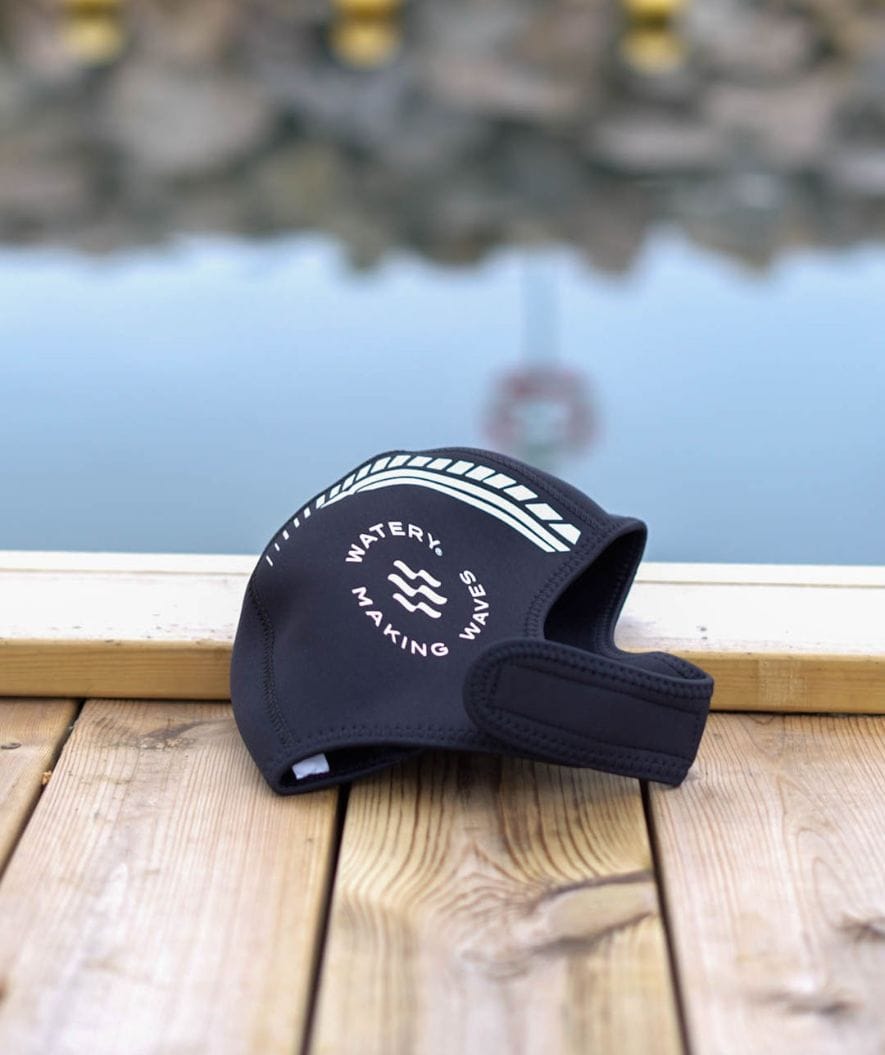 Watery neoprene hood - Reptile (3mm) - Black