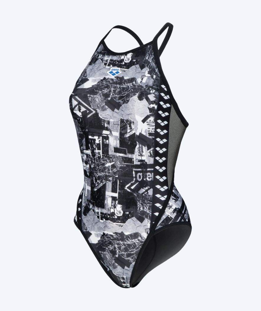 Arena swimsuit for women Icons Black white Watery.ie