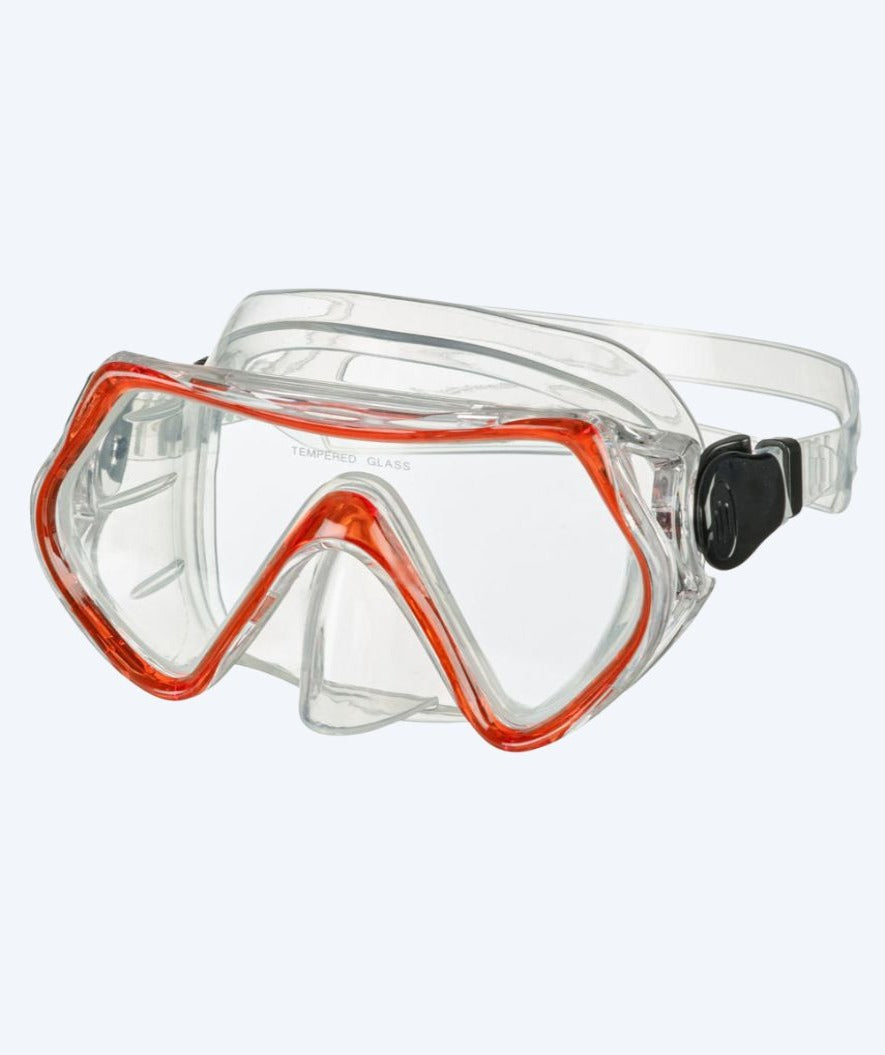 Beco diving mask for kids (from 8 years) - Livorno - Red