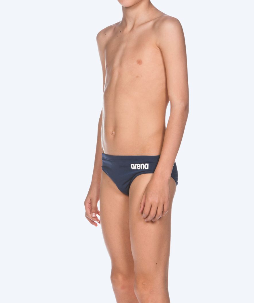 Arena triangular swim trunks for boys - Solid - Dark blue