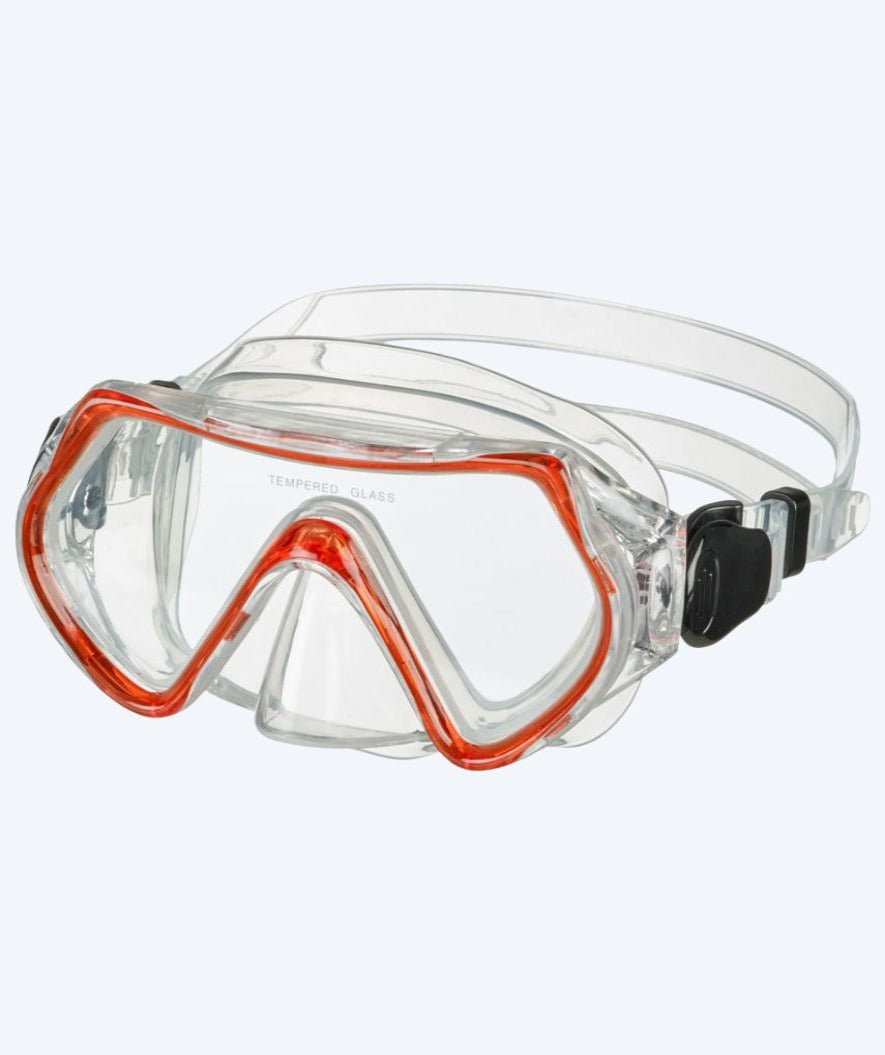 Beco diving mask for kids (from 4 years) - Ancona - Red