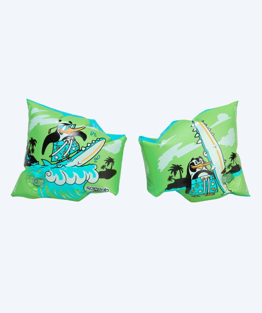 Speedo swim wings for kids (2-6) - Character Printed - Green/blue