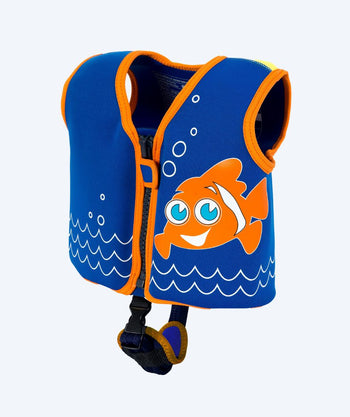 Konfidence swim vest for kids - Original - Dark blue/orange