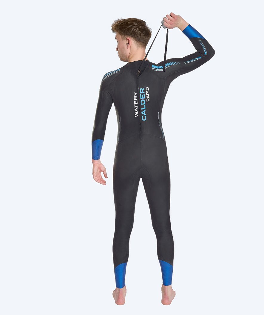 Watery wetsuit for men - Calder Rapid - Black/Blue