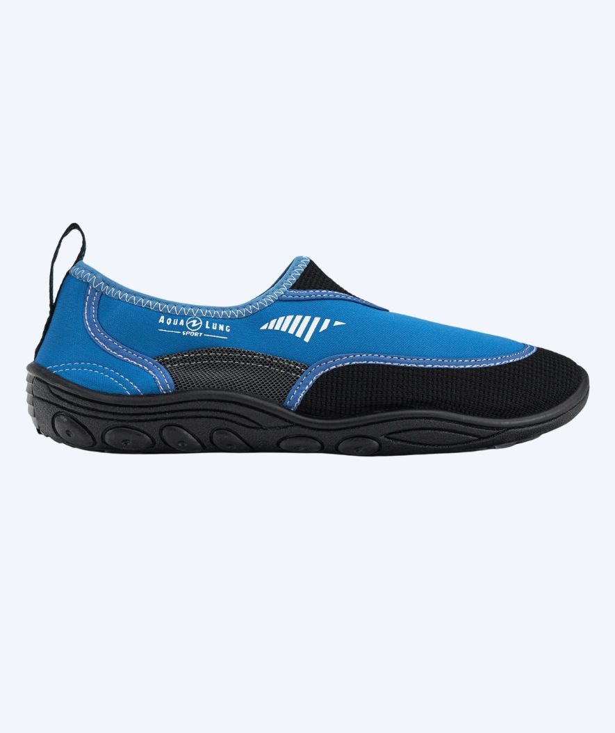 Aquasphere neoprene swim shoes for adults - Beachwalker RS - Blue/black