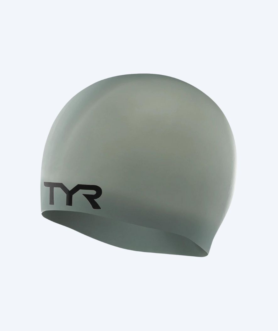 TYR swim cap - Silicone - Dark Gray
