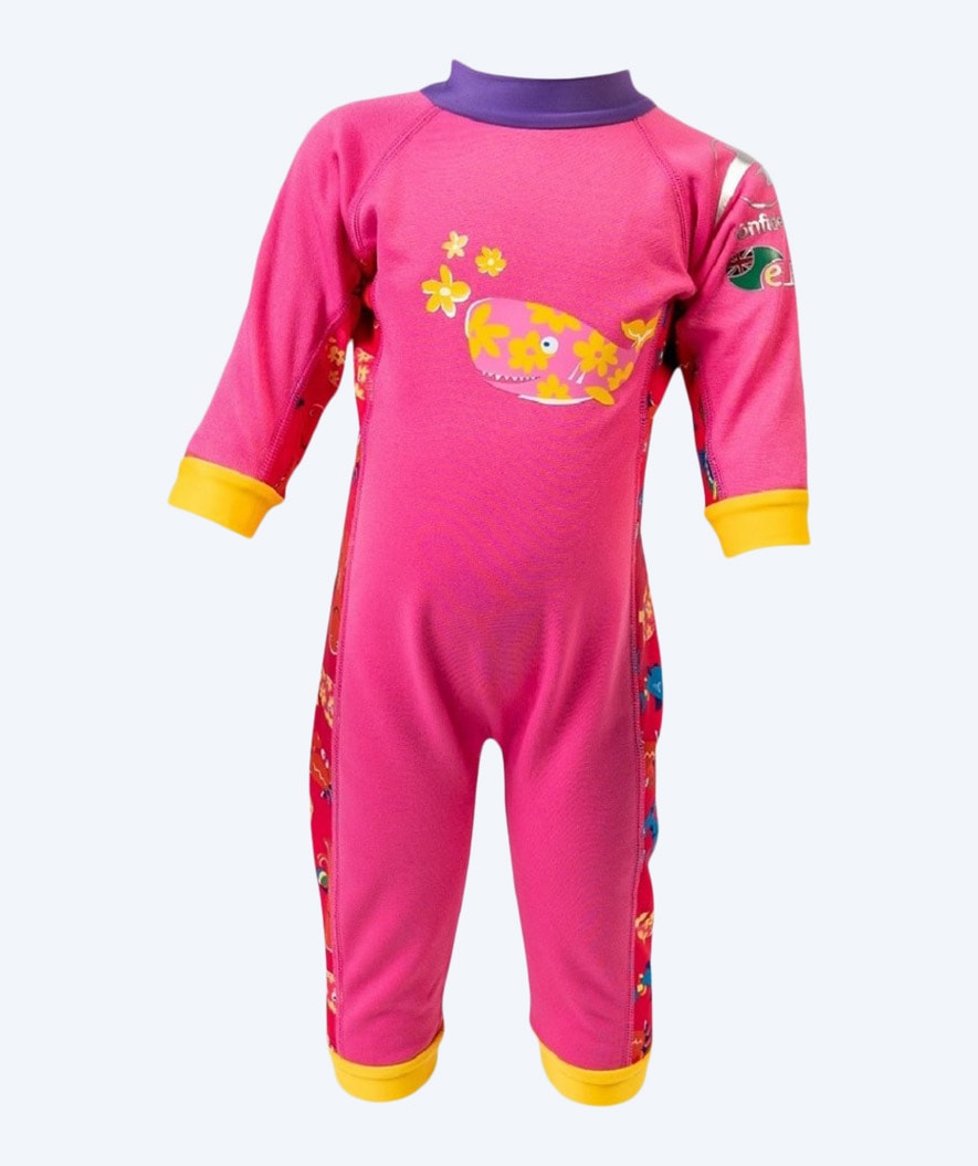 Konfidence wetsuit for kids - SplashyTM - Pink/yellow