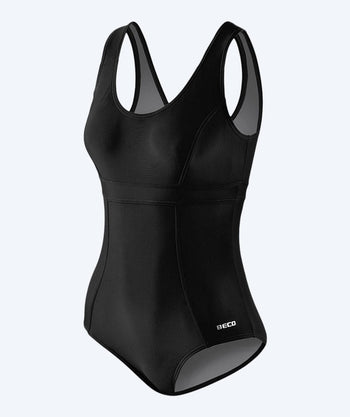 Beco swimsuit for women with support band - Beach Babe - Black