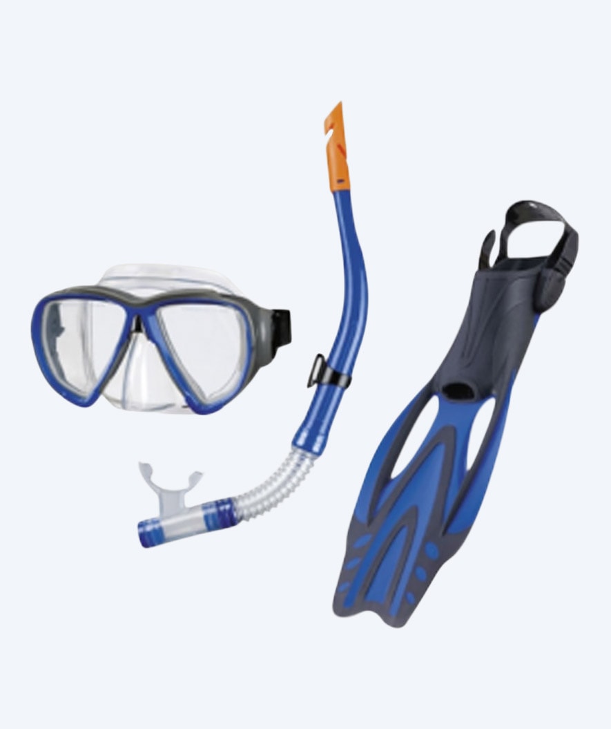 Beco snorkel set for adults - Porto DX 3.0 - Dark blue