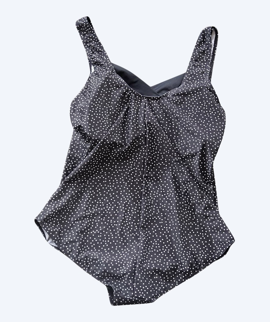 Mirou swimsuit in big sizes for women - 1580s - Black/dotted – Watery.ie