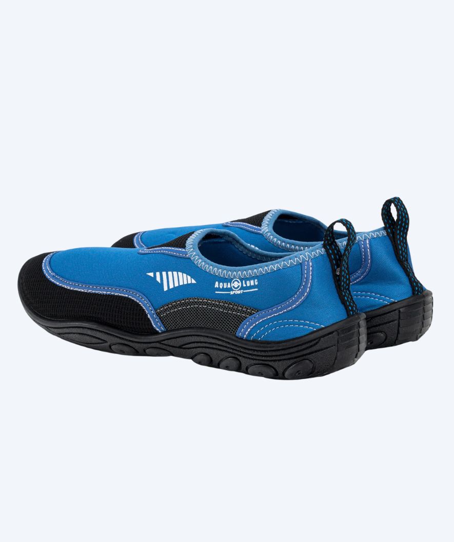 Aquasphere neoprene swim shoes for adults - Beachwalker RS - Blue/black