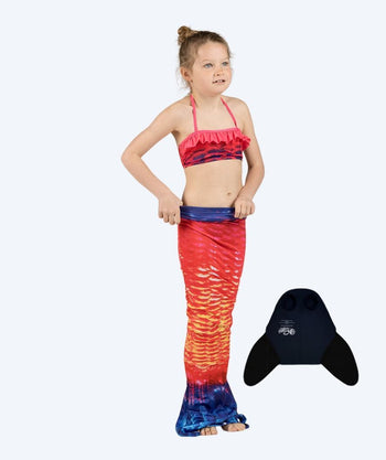 Watery mermaid tail for kids - Sunrise