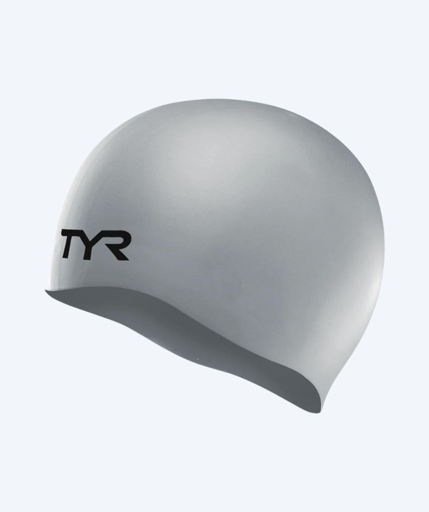 TYR swim cap - Silicone - Grey