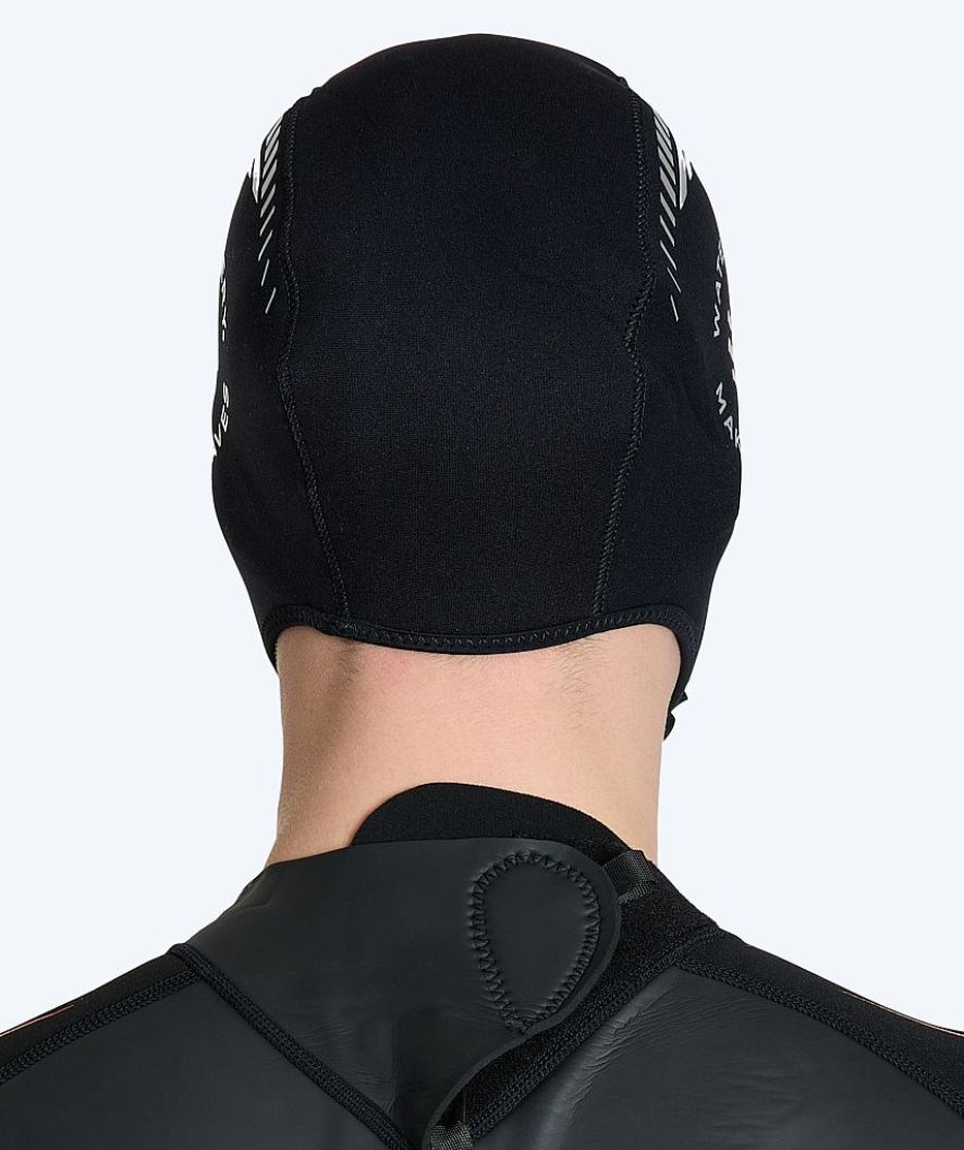 Watery neoprene hood - Reptile (3mm) - Black