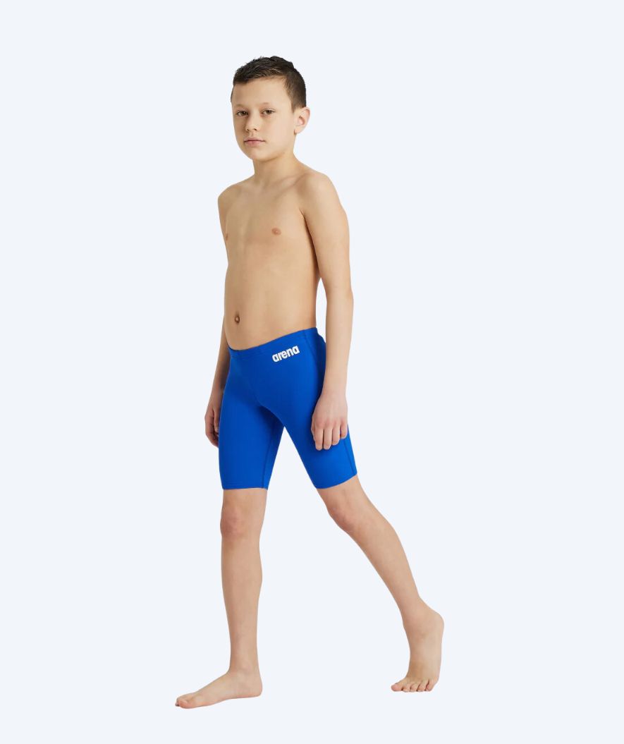 Arena long swim trunks for boys - Team Solid - Blue