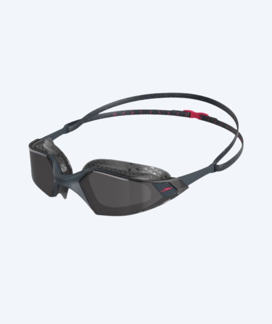 Speedo open water swimming goggles - AquaPulse Pro - Black/red