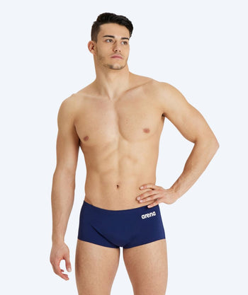 Arena trunks for men - Solid Squared - Dark blue
