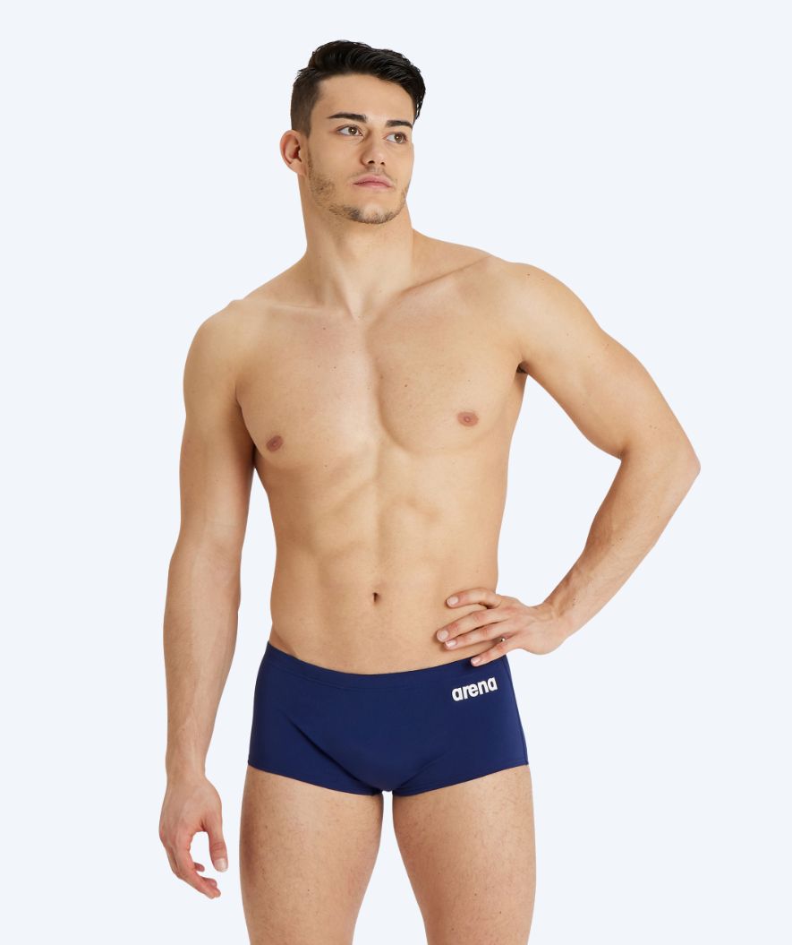 Arena trunks for men - Solid Squared - Dark blue
