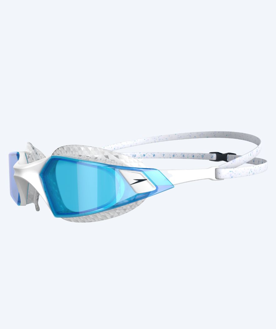 Speedo open water swimming goggles - AquaPulse Pro - White/blue