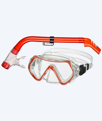 Beco Combo snorkel set for kids (from 4 years) - Ancona - Red