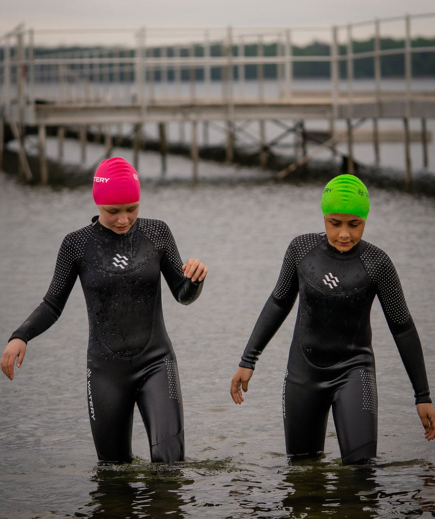 Watery wetsuit for kids - Hedgehog (3mm) - Black