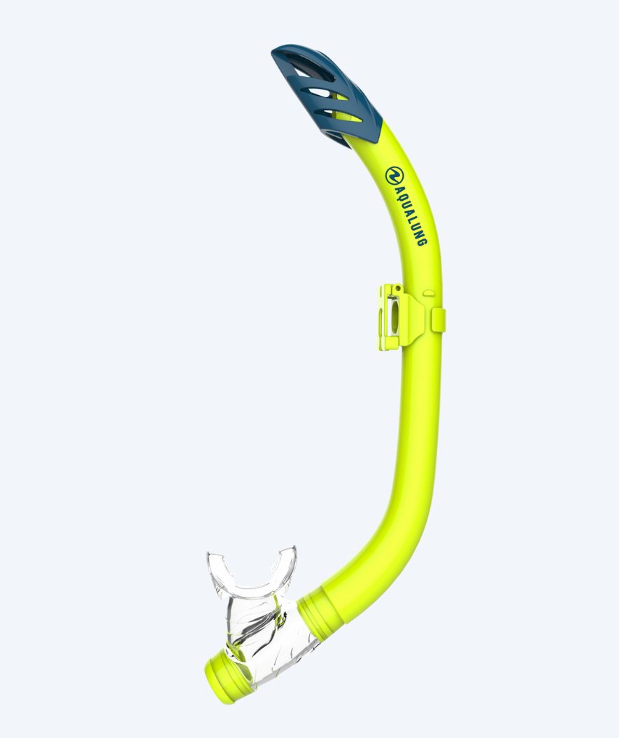 Aqualung snorkel for adults - Pike - Yellow/petrol