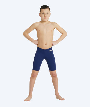 Arena long swimming trunks for boys - Team Solid - Dark blue
