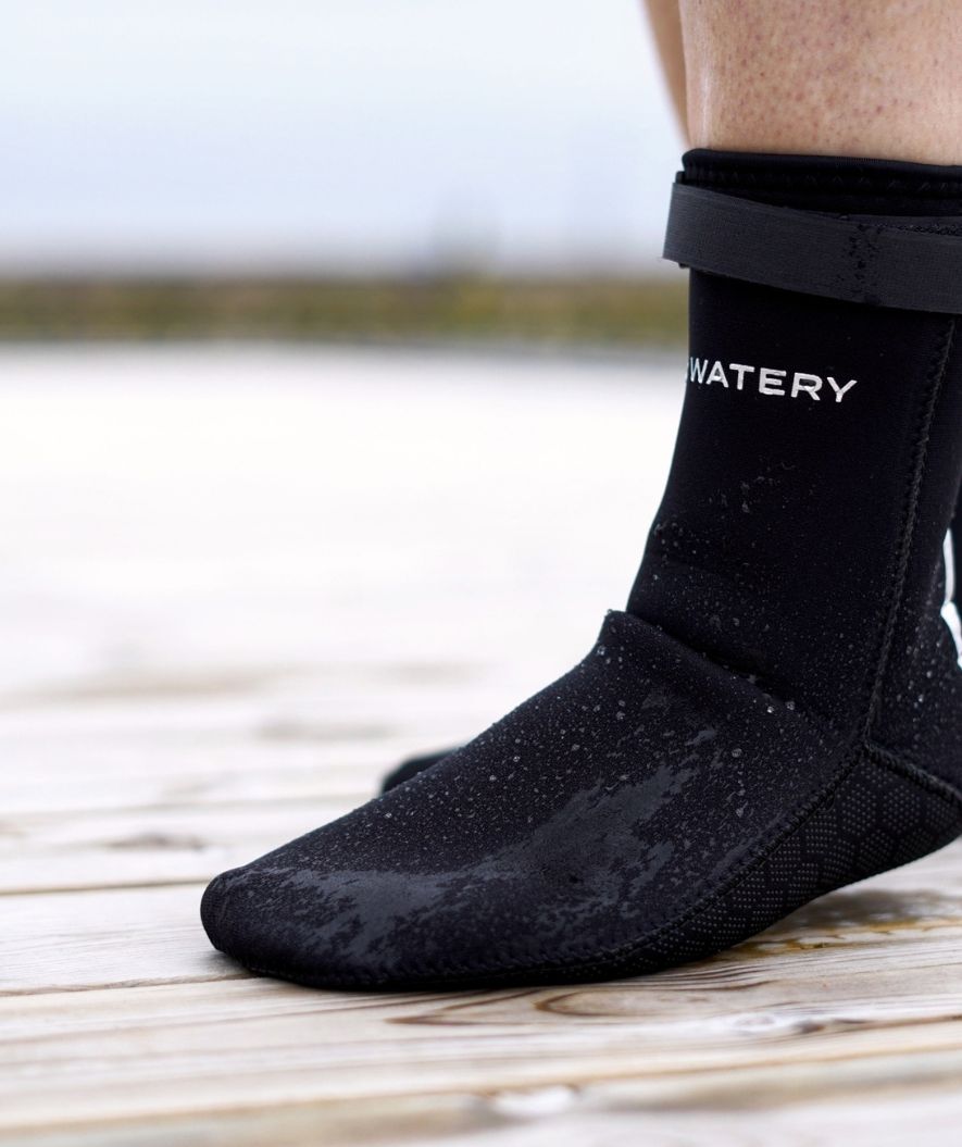 Watery neoprene set - Thermal Reptile (3 mm) - Black/Silver