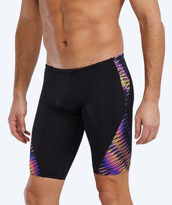 TYR long swim trunks for men - Evolved Blade Splice - Black/multi