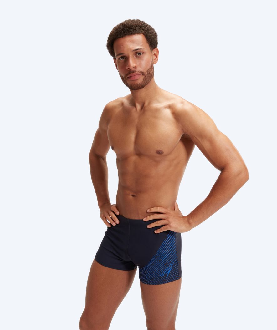 Speedo aquashorts for men - Medley Logo - Darkblue/blue