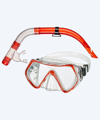 Beco Combo snorkel set for junior (12+) - Bibione - Red