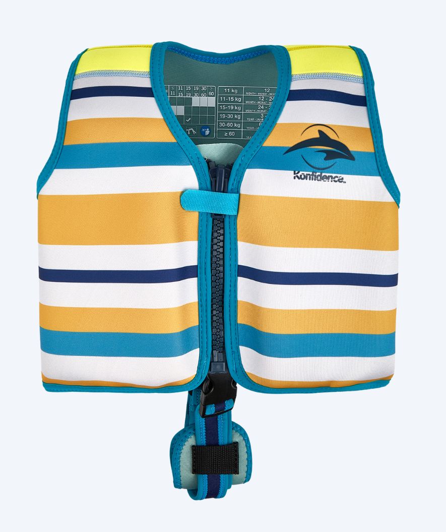Konfidence swim vest for kids - Original - Yellow/Blue