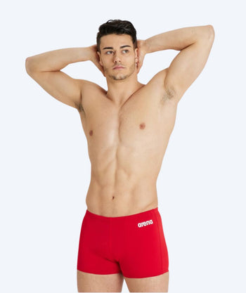 Arena trunks for men - Team Solid - Red