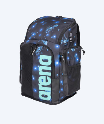 Arena swim bag - Spiky - Black/light blue