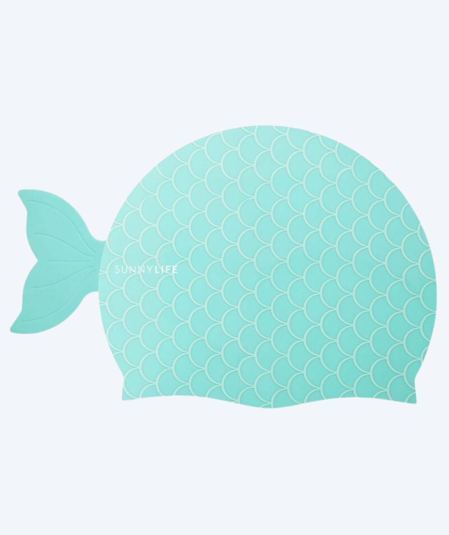 Sunnylife swim cap for kids - Whale - Blue