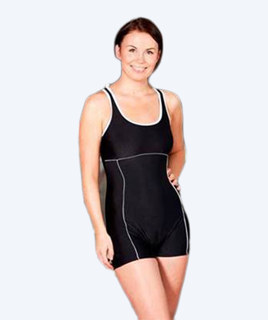 Mirou swimsuit with legs for women - 244S - Black/white