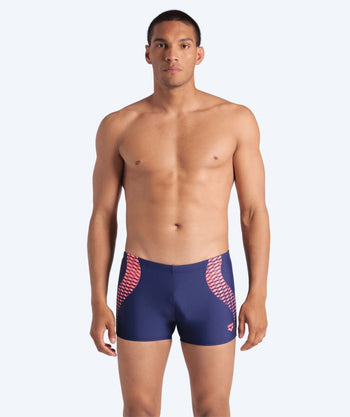 Arena trunks for men - Openings - Dark blue/red