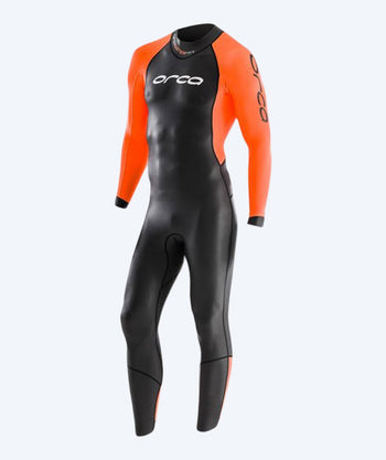 Orca wetsuit for men - Open Water Core - Black/orange