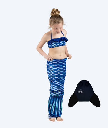 Watery mermaid tail for kids - Blue Ocean
