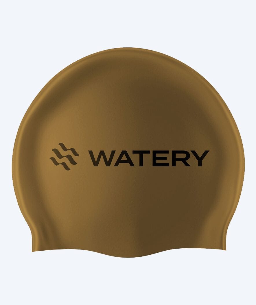 Watery swim cap (from 12 years) - Signature - Bronze