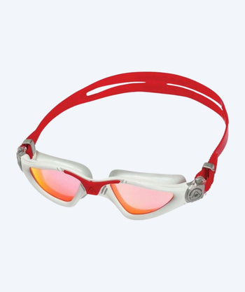 Aquasphere exercise diving goggles - Kayenne Titanium - Red/gray